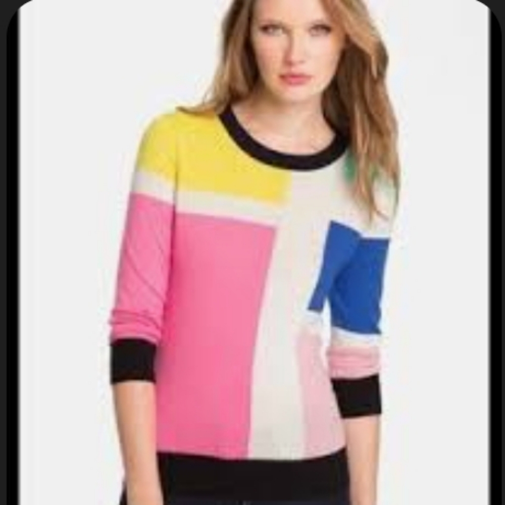 Kate Spade Colorblock Women's Sweater Medium